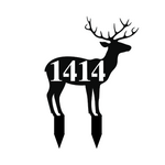 1414/deer yard sign/RED