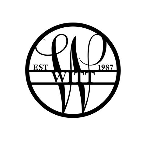 witt est 1987/monogram sign/BLACK