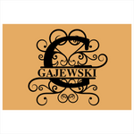 gajewski/monogram doormat