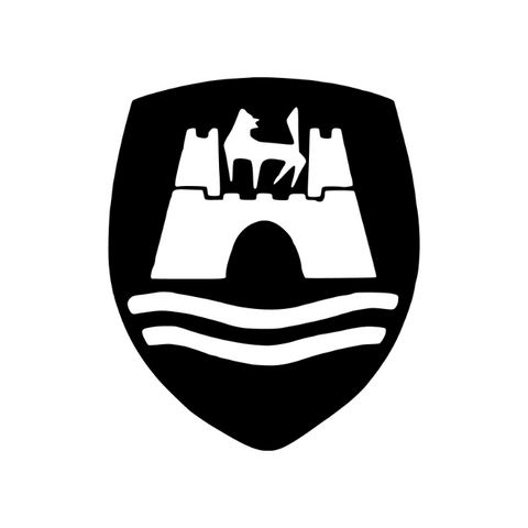 wolf castle/custom sign/BLACK