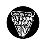 you're not pizza sign/BLACK