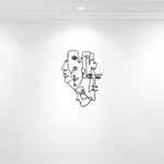 Interwoven Gaze - Metal Wall Art