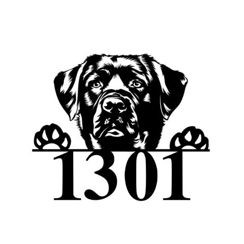 1301/black lab sign/BLACK