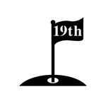 19th/golf monogram sign/SILVER