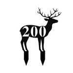 200/deer yard sign/BLACK