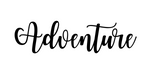 adventure sign/BLACK