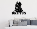Custom Dog Metal Sign