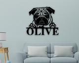 Custom Dog Metal Sign