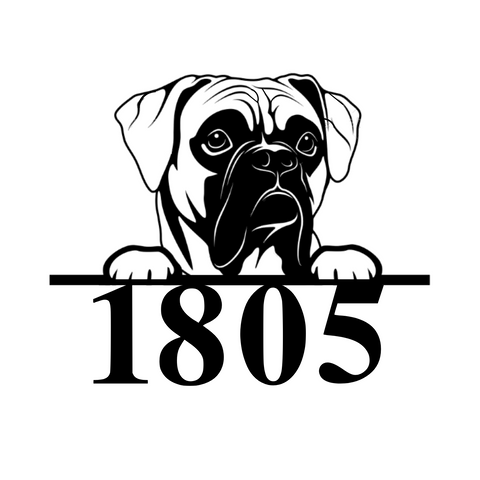 1805/boxer sign/BLACK