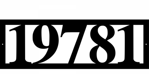 19781/address sign/RED