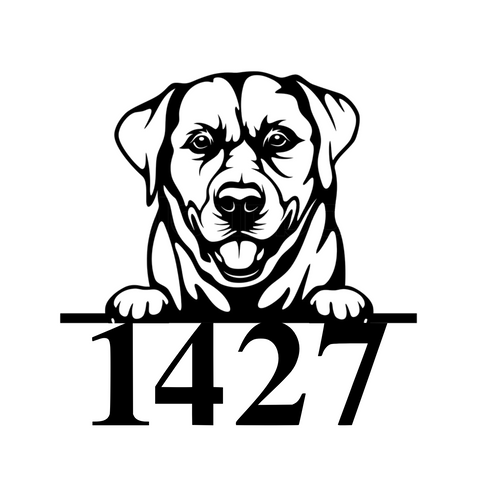 1427 germ shorthair/dogsign/BLACK