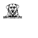 11095 cedar lane/labrador sign/BLACK