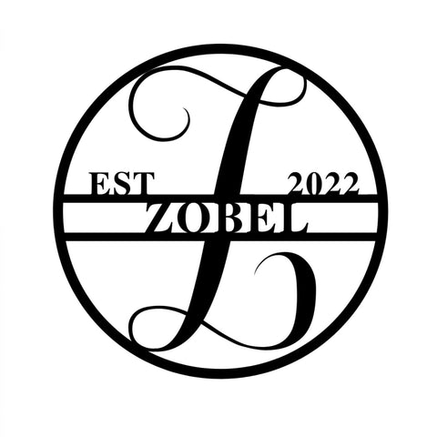 zobel 2022/monogramsign2/BLACK