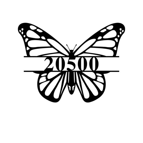 20500/butterfly sign/BLACK
