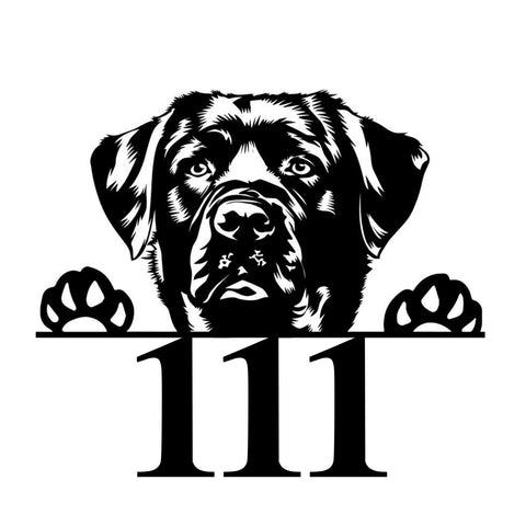 111/black lab sign/BLACK