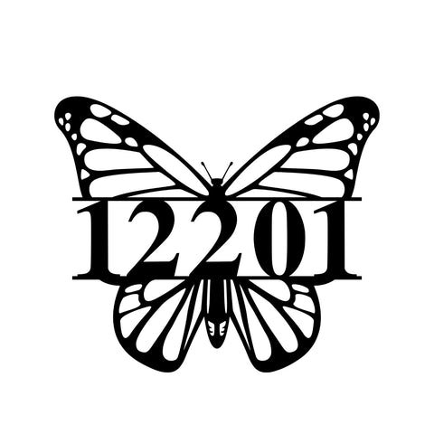 12201/butterfly sign/BLACK