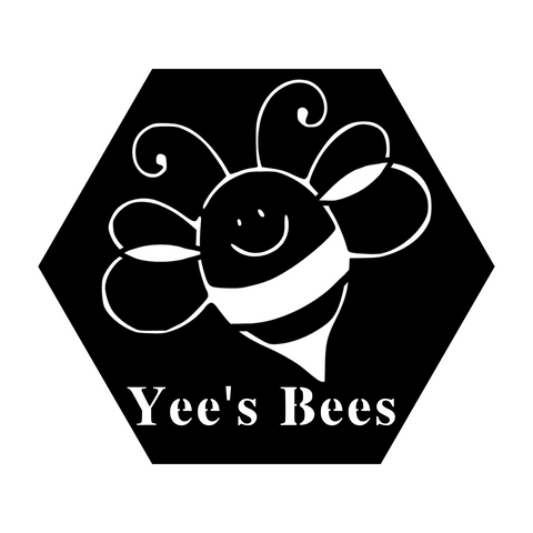 yee's bees/custom sign/BLACK