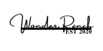 wonder ranch/name sign/BLACK