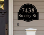 Address Sign, Metal Address Numbers, Address Metal Sign, House Numbers, Modern Address Sign, Sign for front of house, Address Plaque