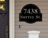 Address Sign, Metal Address Numbers, Address Metal Sign, House Numbers, Modern Address Sign, Sign for front of house, Address Plaque