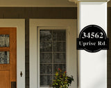 Address Sign, Metal Address Numbers, Address Metal Sign, House Numbers, Modern Address Sign, Sign for front of house, Address Plaque