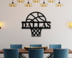 Basketball name Sign, Metal wall art, First name sign, Kids room sign, Boys Room Sign, Basketball Decor, Metal Basket balls name sign, Sign