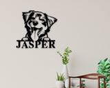 Australian Shepherd Dog Sign, Australian Shepherd Metal sign, Australian Shepherd Sign, Pet Name Sign, Dog Lover Sign, Gift for Pet owner