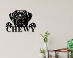Black Labrador Dog Sign, Black Labrador Metal sign, Black Labrador Name Sign, Pet Name Sign, Dog Lover Sign, Gift for Pet