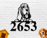Bloodhound Dog Sign, Bloodhound Metal sign, Bloodhound Name Sign, Pet Name Sign, Dog Lover Sign, Gift for Pet