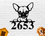 Chihuahua Dog Sign, Chihuahua Metal sign, Chihuahua Name Sign, Pet Name Sign, Dog Lover Sign, Gift for Pet Owner, Dog Sign