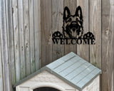 Mothers Day Gift, Gift for Mom, German Shepherd Dog Sign, German Shepherd Metal sign, German Shepherd Name Sign, Pet Name Sign, Dog Lover