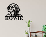 Goldendoodle Dog Sign, Goldendoodle Metal sign, Goldendoodle Name Sign, Pet Name Sign, Dog Lover Sign, Gift for Pet Owner, Dog Sign