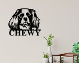King Charles Spaniel Dog Sign, King Charles Spaniel Metal sign, King Charles Spaniel Name Sign, Pet Name Sign, Dog Lover Sign, Gift for Pet