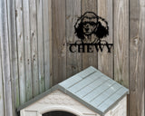 Poodle Dog Sign, Poodle Metal sign, Poodle Name Sign, Pet Name Sign, Dog Lover Sign, Gift for Pet Owner, Dog Sign