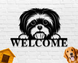 Shih Tzu Dog Sign, Shih Tzu Metal sign, Shih Tzu Name Sign, Pet Name Sign, Dog Lover Sign, Gift for Pet Owner, Dog Sign, Pet owner Sign, Dog