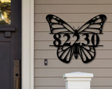 Butterfly wall art, Butterfly wall decor, metal wall decor, butterfly art, welcome sign, butterfly decor, last name sign, Custom Butterfly