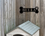 Custom dog name sign, Personalized Dog Bones. Custom Dog Bones, Custom Metal dog Bones, personalized Metal dog bones dog house signs, Metal