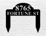 Yard Address Sign, Address Sign for yard, Metal Address sign, Metal house numbers for yard, Front Yard Address Sign, Custom, Personalized