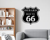 Your Name Route 66, Personalized Shield Metal Sign, Man Cave Sign, Route 66 Sign, Metal sign, Gift for him, route 66 home decor