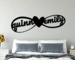 Personalized Engagement Gifts, Newly Engaged Gift, Newly Wed Gifts, Newlywed Sign, Personalized Metal Wall Art, Metal Signs, Infinity Sign