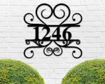 Address Sign, Modern Address Sign, Metal house numbers, address plaque, housewarming gift, Custom metal address sign, Street address sign