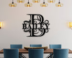 Valentines Day Gift, Personalized Family Name Metal Sign, Personalized Valentine Gift for Her, Valentines Day Decor, Personalized Gift