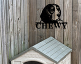 Beagle Dog Sign, Beagle Metal sign, Beagle Name Sign, Pet Name Sign, Dog Lover Sign, Gift for Pet