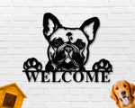 French Bulldog Dog Sign, French Bulldog Metal sign, French Bulldog Name Sign, Pet Name Sign, Dog Lover Sign, Gift for Pet Owner, Dog Sign