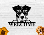 Jack Russell Terrier Dog Sign, Jack Russell Terrier Metal sign, Jack Russell Terrier Name Sign, Pet Name Sign, Dog Lover Sign, Gift for Pet