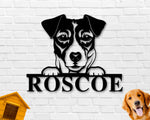 Jack Russell Terrier Dog Sign, Jack Russell Terrier Metal sign, Jack Russell Terrier Name Sign, Pet Name Sign, Dog Lover Sign, Gift for Pet