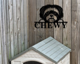 Shih Tzu Dog Sign, Shih Tzu Metal sign, Shih Tzu Name Sign, Pet Name Sign, Dog Lover Sign, Gift for Pet Owner, Dog Sign, Pet owner Sign, Dog