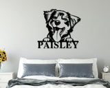 Dog Sign Custom, Your dog breed sign, Custom Dog name Address Sign, Metal, Steel Sign, Wall art Dog Puppy, Custom dog breed Art, Pet name