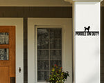 Poodle on duty, Poodle Metal sign, Dog Sign, Dog Lover Sign, Gift for Pet Owner, Dog On duty Sign, Dog Wall Art
