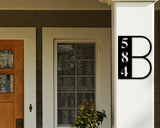 Custom Metal Address Sign - Last Name Letter Address Sign - Metal Address Sign - Outdoor Sign - Address Plaque - Housewarming Gift - Moving
